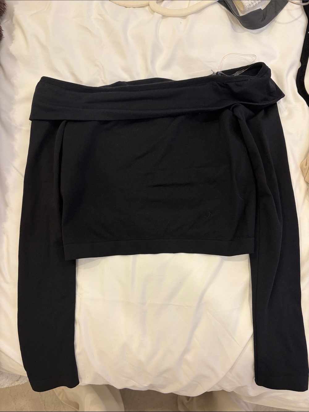 Altar'd State Black Off-Shoulder Top